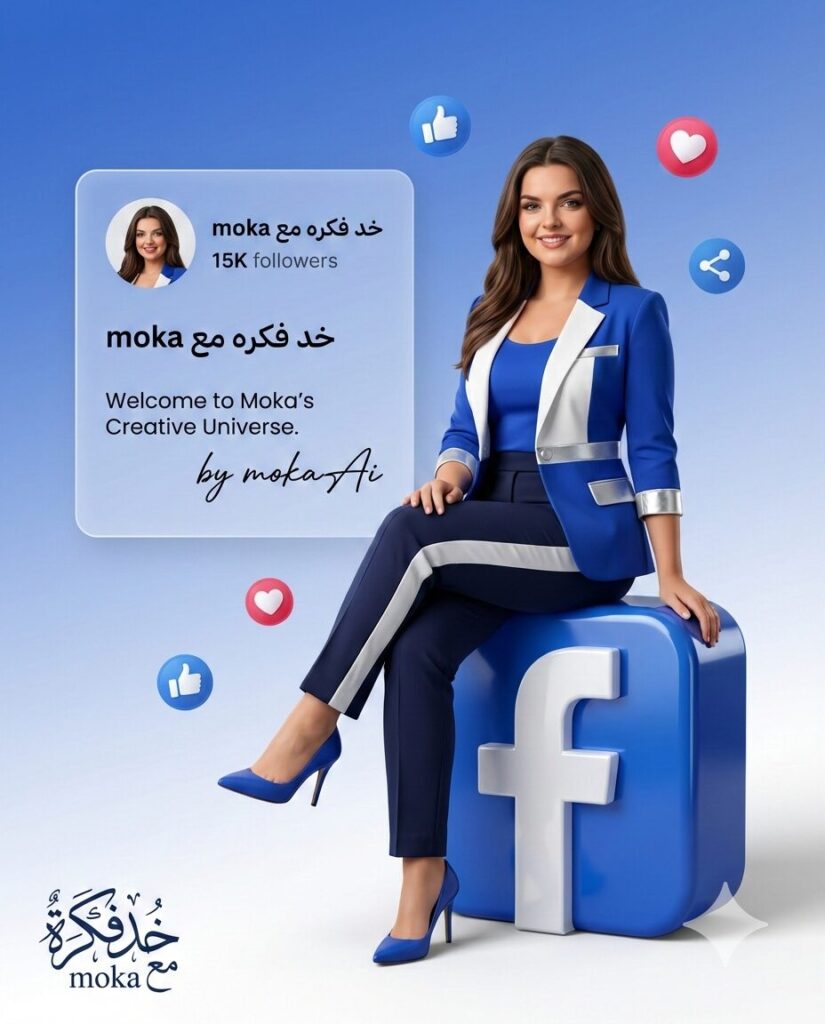 طريقة عمل تصميم فيسبوك 3D احترافي باستخدام صورة حقيقية (برومبت جاهز) 3 1000702435