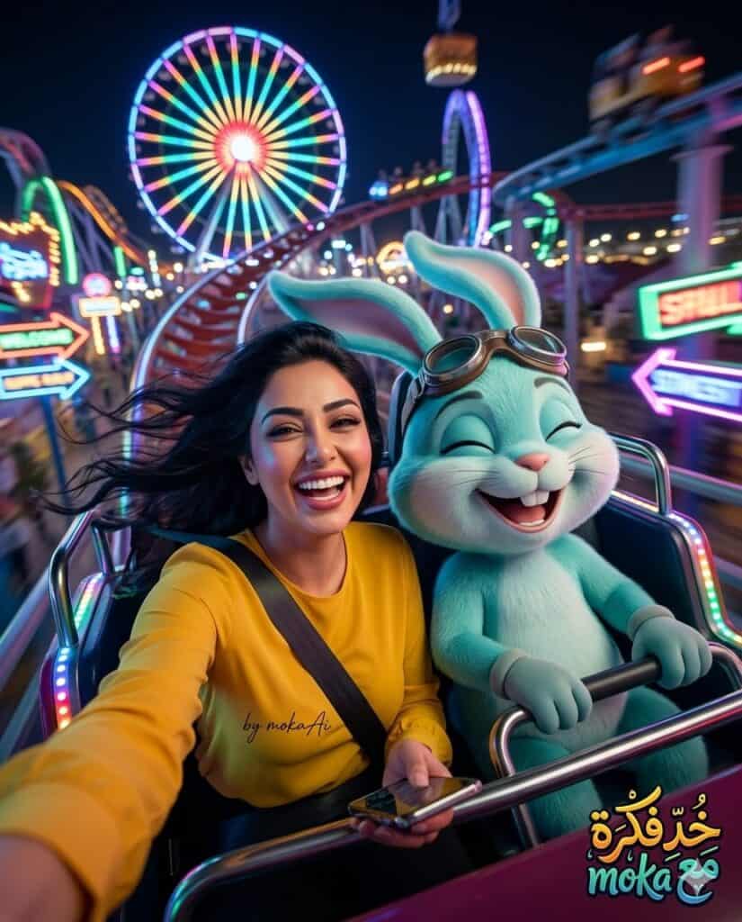 AI Selfie Ride Photo باستخدام الذكاء الاصطناعي