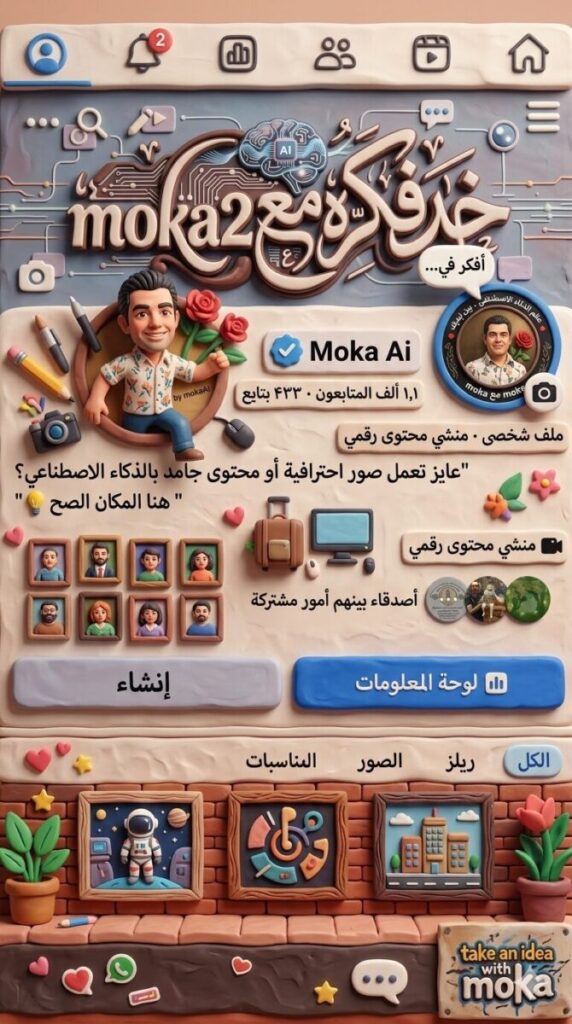 حوّل صفحتك أو بروفايلك لشكل كيوت 3D يخطف العين