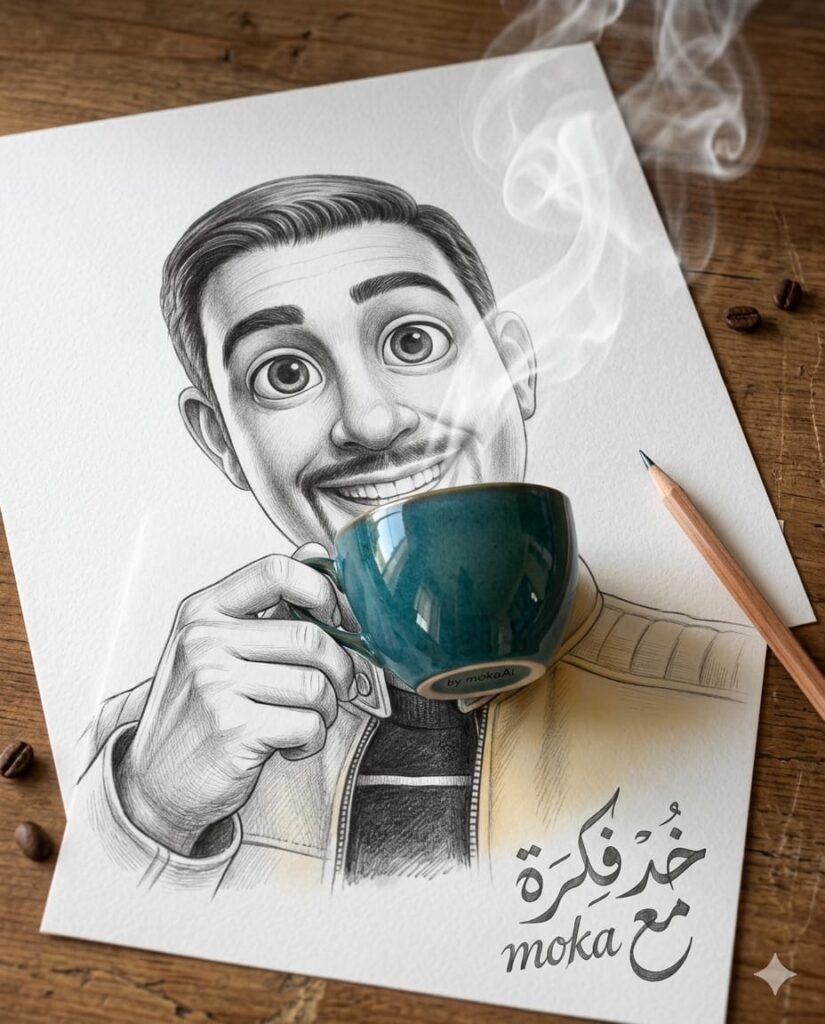 إبداع الذكاء الاصطناعي في دمج الرسم الكلاسيكي بالرصاص مع إضاءة الاستوديو الحديثة